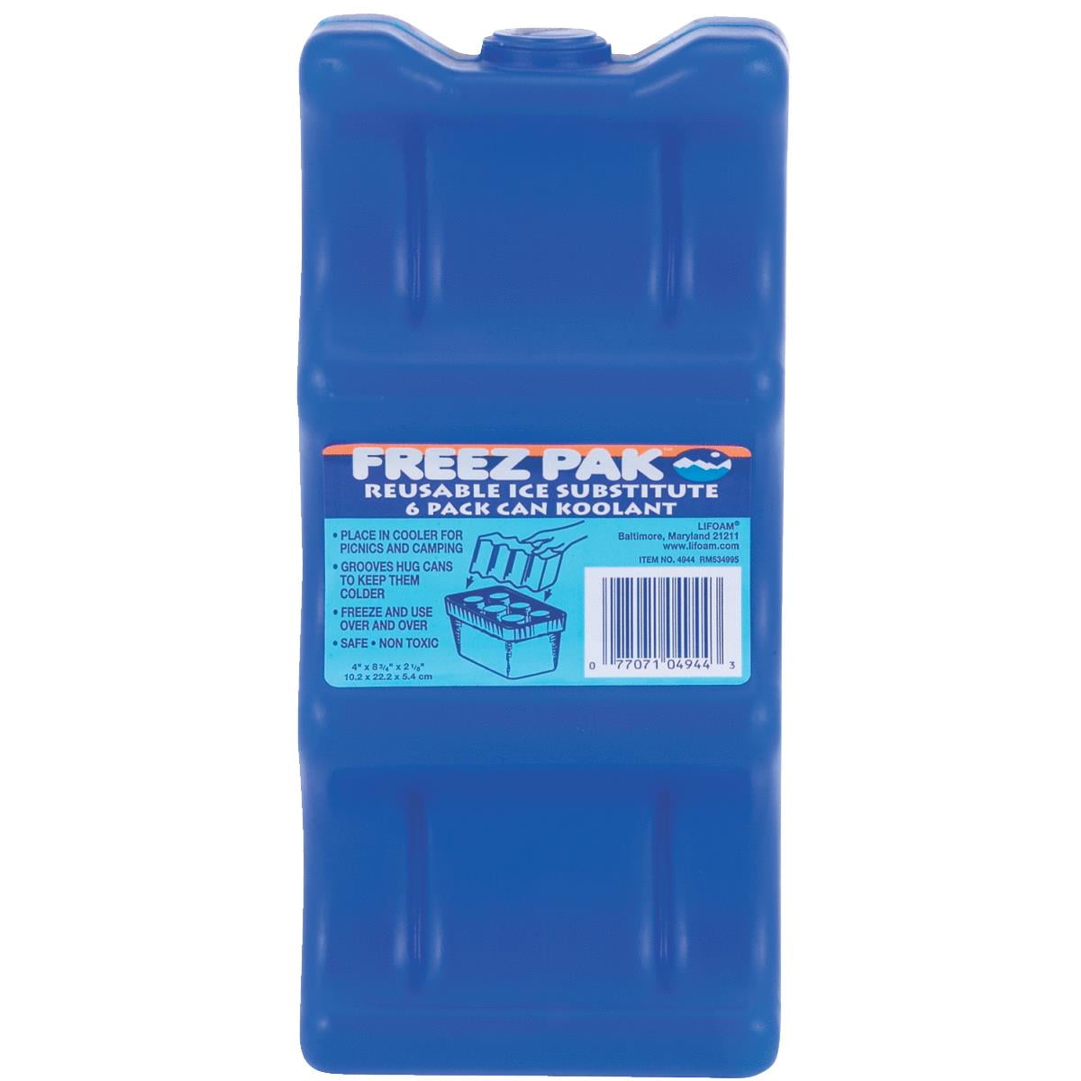 Lifoam Freez Pak 24 Oz. Blue Cooler Ice Pack 4944
