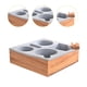 thumbnail image 5 of Portavasos para sofá Macarena caja de almacenamiento para mandos a distancia soporte giratorio para teléfono Gris, 5 of 8