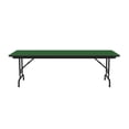 thumbnail image 2 of Correll Cfa3096Px-39 . 75 Inch High-Pressure Top Folding Tables - Adjustable Height - Green, 2 of 4