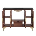thumbnail image 6 of Modway Daylight 48" Solid Mango Wood Bathroom Vanity in Black/Walnut, 6 of 7