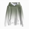 thumbnail image 6 of Staki Hoodies for Teen Girls Oversized Gradient Pullover Sweatshirts Cute Trendy Comfy Y2K Clothes 1-14Y(Green,9-10 Years), 6 of 6