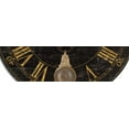 thumbnail image 4 of Uttermost Bond Street 30" MDF Brass and Aluminum Wall Clock in Black, 4 of 6