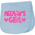 thumbnail image 2 of Inktastic Meemaw's Girl Baby Burp Cloth, 2 of 3