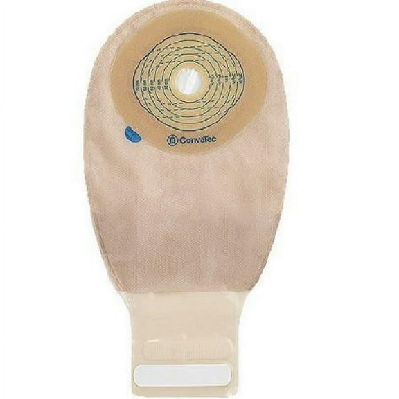 Esteem   Filtered Ostomy Pouch, One-Piece System, 12 Inch Length, 3/4 to 2-1/2 Inch Stoma, Drainable, Trim to Fit, 10 Count