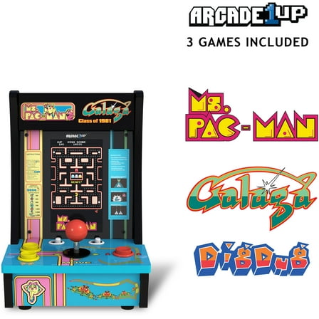 Arcade1Up Class of ‘81 Ms. PAC-MAN / GALAGA Countercade