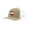 Khaki/White, variant on Flag Filled Georgia State With Buck Head Mesh Back Trucker Hat-Khaki/White