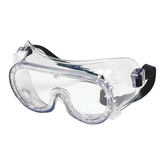 Condor Safety Goggles, PVC, Clear, Wraparound 1VT70