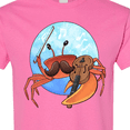 thumbnail image 4 of Inktastic Fun Fiddler Crab with Violin and Mustache T-Shirt, 4 of 5