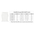 thumbnail image 6 of OneWhoYoung Women Pleated high Elastic Sexy Ruffled Edge Slim Fitting tops Y2K Crop Tops Sleeveless Slim Fit Tops(White,Large), 6 of 6