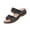 Black, variant on Women's Sandals Rhinestone Wedge Slide Sandals,Sparkly Open Toe Comfort Platform Slippers,Casual Summer Beach Sandals for Women