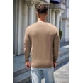 thumbnail image 6 of COOFANDY Mens Sweater Crewneck Pullover Long Sleeve Lightweight Sweater Plain Knit Silm Fit, 6 of 9