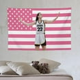 thumbnail image 3 of Caitlin Art Clark wall tapestry poster for college dorm cave bedroom living room office party decoration gift, 3 of 7