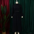 thumbnail image 6 of Modest Formal Dresses for Women Long Sleeve A Line Swing Flowy Long Maxi Dress, 6 of 8