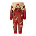 thumbnail image 5 of Nituyy Christmas Family Pajamas Set Reindeer Pattern Tops And Pants, 5 of 9