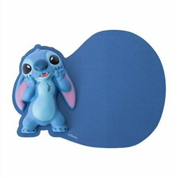 Disney Disney Lilo & Stitch Stitch Memory Foam Mouse Pad with Wrist Support, Blue