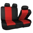 thumbnail image 5 of FH Group Neoprene Universal Car Seat Covers Fit For Car Truck SUV Van - Rear Bench Red, 5 of 7