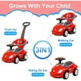 thumbnail image 5 of ChromeWheels 3 in 1 Ride on Toys Pushing Car Red, 5 of 9