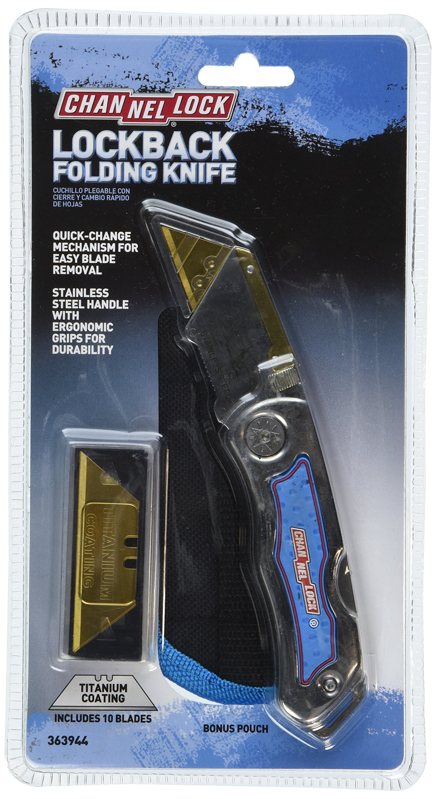 Channellock Lockback Utility Knife-LOCKBACK UTILITY KNIFE