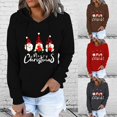 thumbnail image 5 of Vintage Christmas Sweatshirt Christmas Women'S Casual Y K Printed Hoody Loose Tops Pullover Crew Neck Long Sleeve Blouse Hoody Christmas Hoodie Dark Gray XXL, 5 of 5