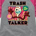 thumbnail image 3 of Toy Story 4 - Forky Trash Talker - Toddler & Youth Girls Raglan Graphic T-Shirt, 3 of 5