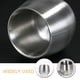 thumbnail image 5 of Cuenco de afeitar de acero inoxidable de doble capa para hombres, taza duradera y anticaídas para afeitarse la barba, ideal para uso en salón y en casa Accesorios de afeitado para hombres, 5 of 7