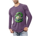 thumbnail image 1 of Styesk Chemises pour Hommes Sports Entraînement Physique Maison Noël Pyjamas Imprimés T-shirt Manches Longues Col Rond, 1 of 3