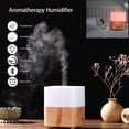 thumbnail image 4 of leyfeng Humidificador difusor de aceite esencial de aromaterapia, difusor aromático ultramoderno de 300ML con pantalla de tiempo, altavoz Bluetooth, LED, 4 of 8