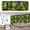 Combination B, variant on ODTORY 60" Lx 20" W Artificial Greenery Grass Wall Panel,UV-Anti Faux Boxwood Hedge Privacy Fence Screen for Indoor Outdoor Backdrop Decor