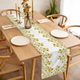 thumbnail image 3 of Yellow Daisy Table Runner 36 Inches Long Farmhouse Dress Scarves, Spring Summer Pastoral Garden Floral Blossom Dining Tablerunner for Coffee Table/Kitchen Island/Party Décor, Small 13" x 36", 3 of 8