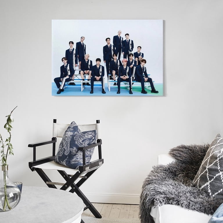 Seventeen Poster K-pop Boy Band Wall Art Picture Painting Poster