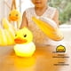 thumbnail image 3 of Cute Yellow Duck Led Night Light Lámpara De Noche De Silicona Lámpara De Dormir Recargable Lámpara De Escritorio Fácil De Usar Brillo Ajustable Lámpara Dormitorio Habitación Del Bebé Noticed HA014477-00, 3 of 7
