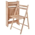 thumbnail image 1 of Robin 4pc Folding Chairs Natural, 1 of 9
