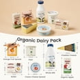 thumbnail image 6 of Tiny Land Wooden Dairy & Drinks Pretend Play Set - 7 Piece Pretend Kitchen Accessories for Toddlers, Realistic Wooden Toy Food with Milk, Juice & Cheese, 6 of 6