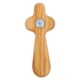 thumbnail image 1 of Cruz de madera de olivo de mano para bautismo cristiano. Pequeña cruz de madera para oraciones de bolsillo para la confirmación católica y la primera comunión., 1 of 7