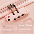 thumbnail image 4 of 4 Piece Luggage Sets, Large Capacity Lightweight Suitcase Sets with TSA Lock & Spinner Wheels for Business, Travel, School Starts (20"/24"/28"inch), 4 of 8