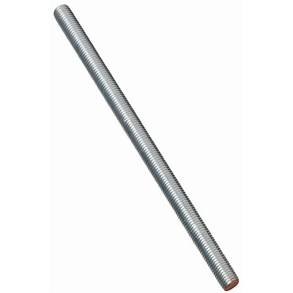 National Hardware Threaded Rod Steel UNC - Zinc Plated - 1 Piece, 5/8-11 x 12 In