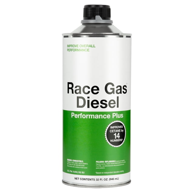 Race Gas Fuel Additive 300032 Diesel Fuel Additive; For Diesel And Also Biofuels; Increase CETANE By 14 Numbers; Single; 32 Ounce Bottle