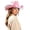 Pink, variant on Boot Bands Western Style Cowboy Hat For And Classic Hat With Wide Brim For Sun Travel And Everyday Wear, Size M