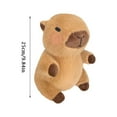 thumbnail image 3 of 2026 New Christmas Plush Capybara Toys, Plush Stuffed Toys Soft Throw Pillow Decorations, Kids Birthday Party Preferred Gift for Holidays, Stuffed Animals Toys Soft Hugging Toy for Boys Girls Gifts, 3 of 7