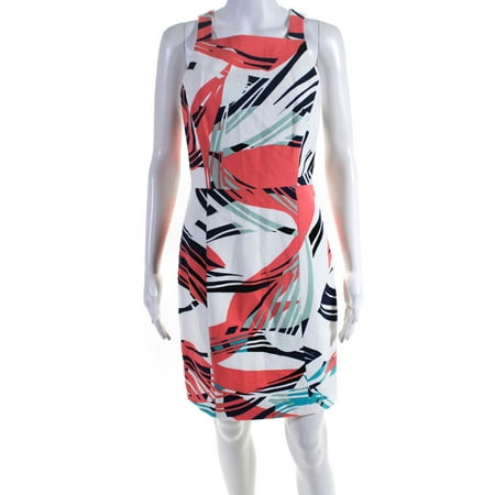 

4 Collective Women s Square Neck Knee Length Dress Multicolor Size 6