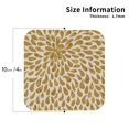 thumbnail image 3 of Disketp Gold Drops Funny Coasters,6 Pcs Leather Coasters With Holder, Perfect Housewarming Hostess Gifts,Protect Furniture From Water Marks Scratch And Damage, 3 of 9