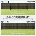 thumbnail image 4 of Soozier 22FT Regulation Portable Pickleball Net with Carrying Bag, Yellow, 4 of 9