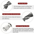 thumbnail image 4 of Uxcell 3pcs Brad Point Drill Bit 4mm (5/32") Dia 1/4" Hex Shank Wood Drill Bits, 4 of 6