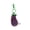 Purple, variant on Soft Plush Fruit Keychain Pendants Vibrant Fruit Plush Keychains Distinctive Keyrings Ornament for Gifts and Decors
