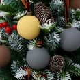 thumbnail image 4 of Bwiyojiz Home Decor Count 12pcs Texture Christmas Ball Ornaments Plastic Xmas Tree Decorative Balls Hanging Indoor Decoration, Gifts for Women, Multicolor, 4 of 7