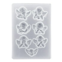 Little Angel Shape Silicone Mold DIY Clay UV Epoxy Resin Molds Pendant Jewelry Making Mould
