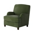 thumbnail image 2 of Southern Home Furnishings Bella Forest Polyester Accent Chair in Green, 2 of 3