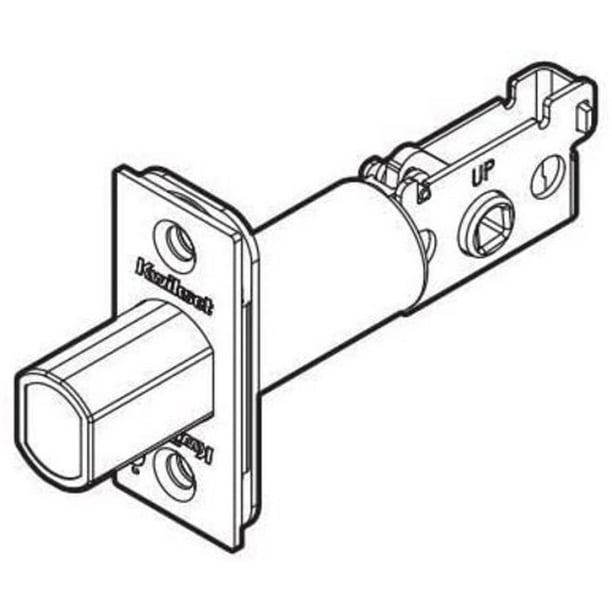 Kwikset 82729 660 Series Square Corner Deadbolt Latch Chrome
