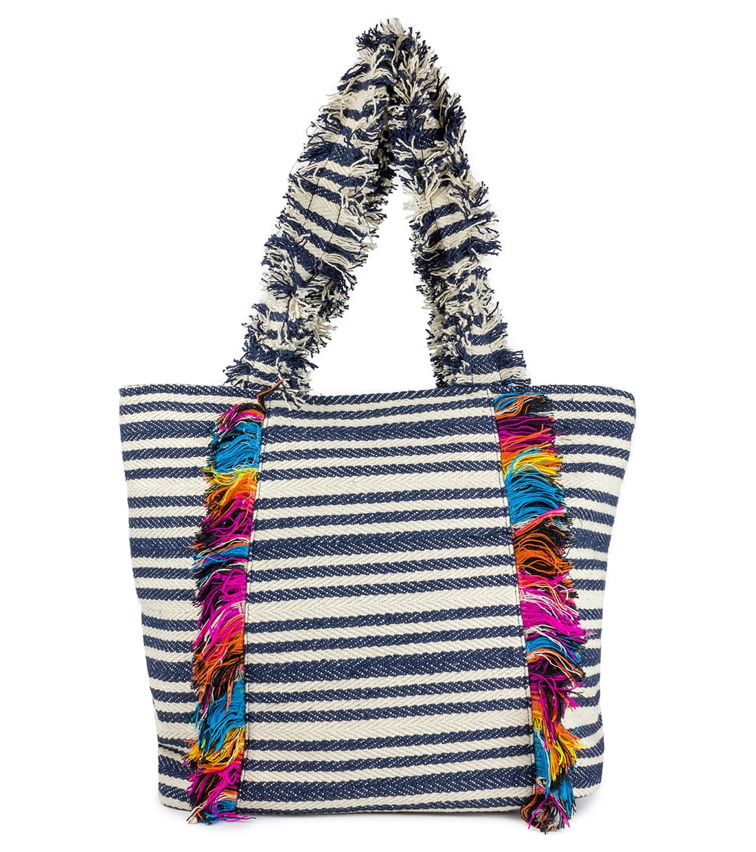 fringe beach bag