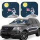 thumbnail image 1 of Fotbe Astronaut With USA Flag Juego de 2 Piezas de Parasoles para Parabrisas | Bloqueador Solar para Auto | Accesorios Plegables para Protección Solar Interior-Small, 1 of 6
